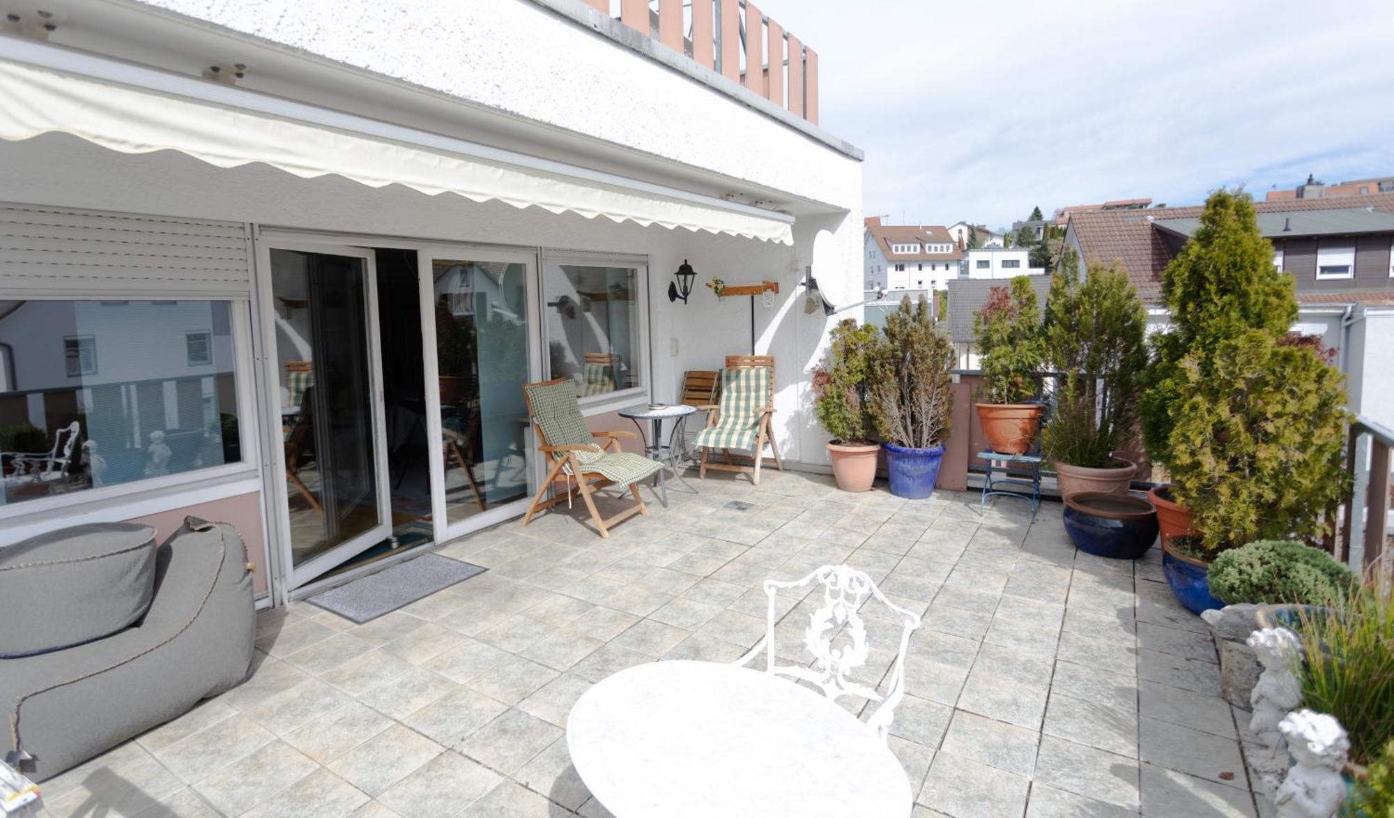 Storchennest - Schoenes, Ruhiges Apartment Mit Sonnenterrasse Tettnang Exterior photo